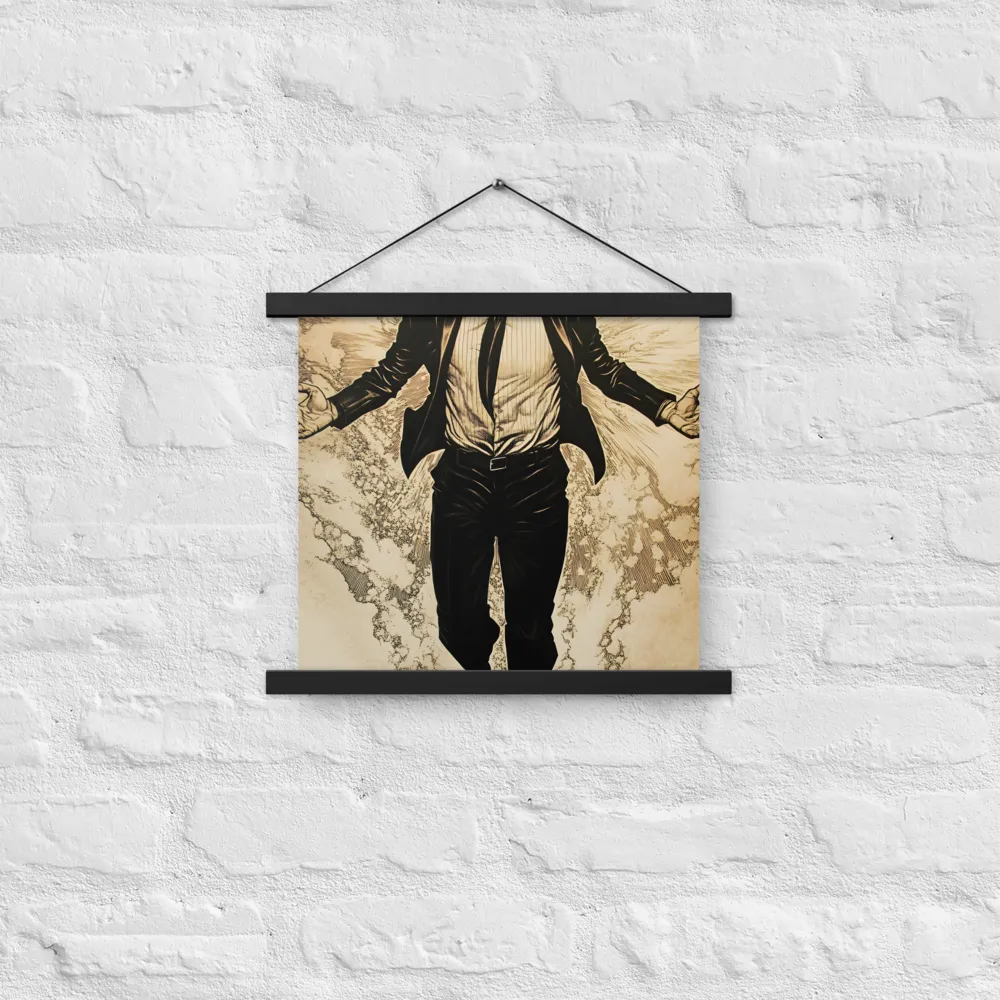 Ascendancy of the Spirit | Poster With Black Wood Hanger | 14″×14″