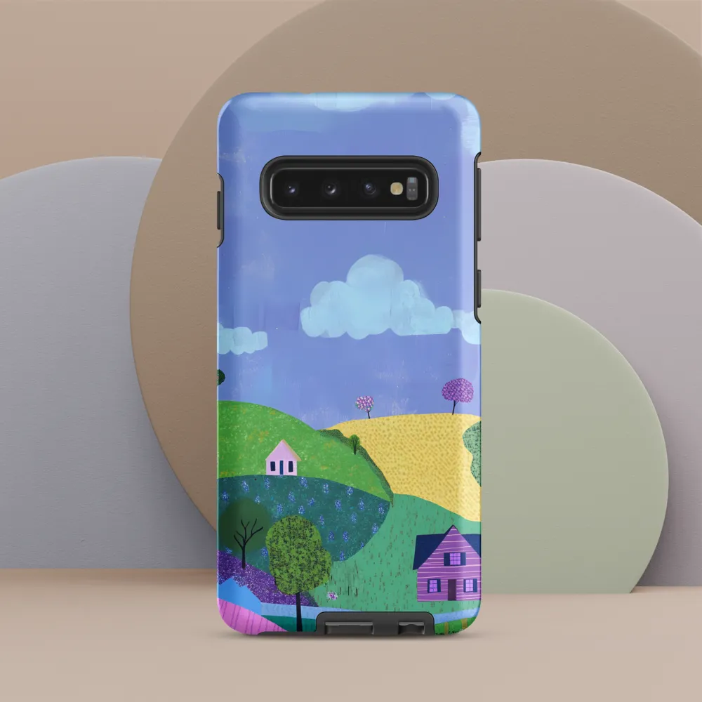 Whimsical Hills and Quaint Homes | Phone Case |  S10 | Tough Case | Matte