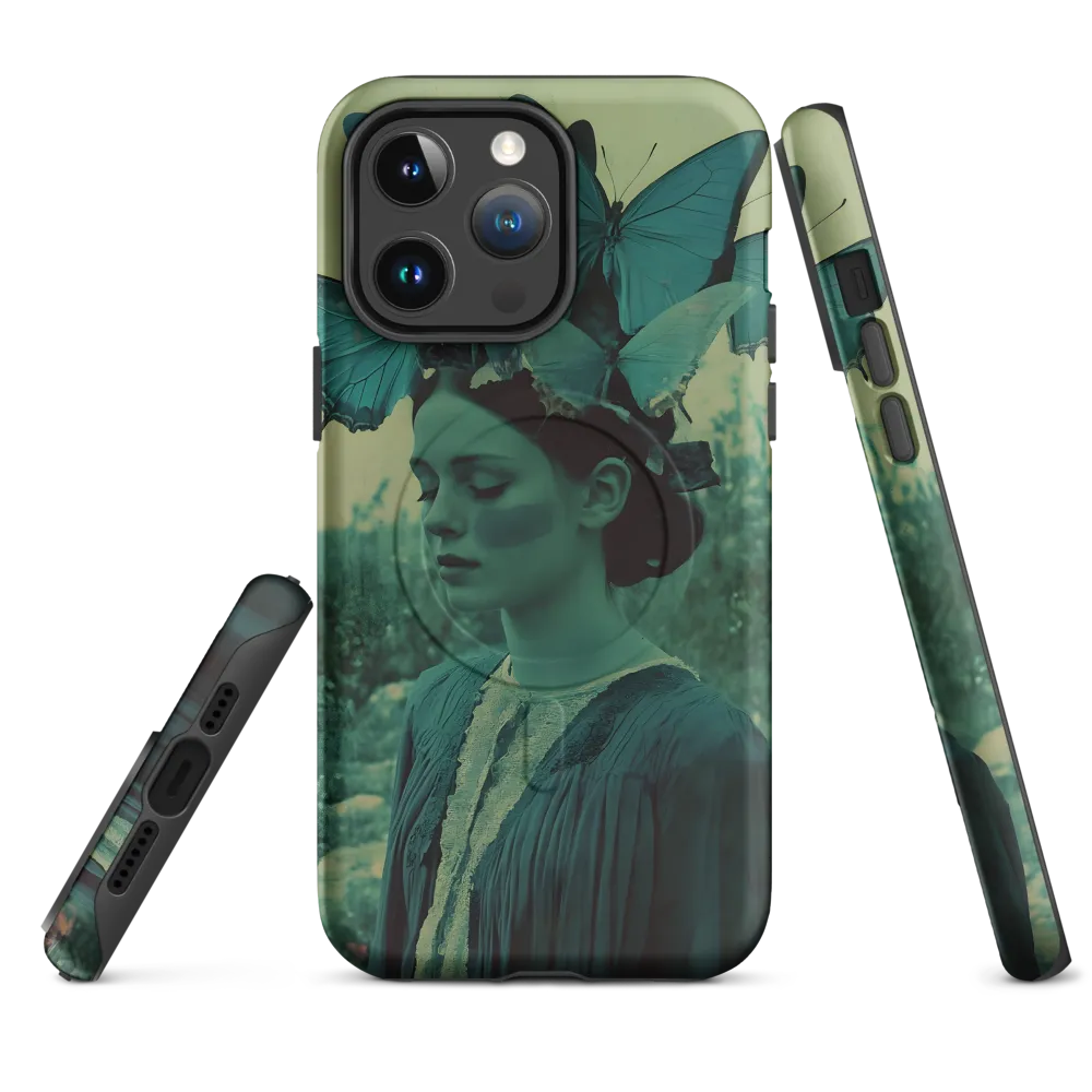 Crown of Teal Butterflies