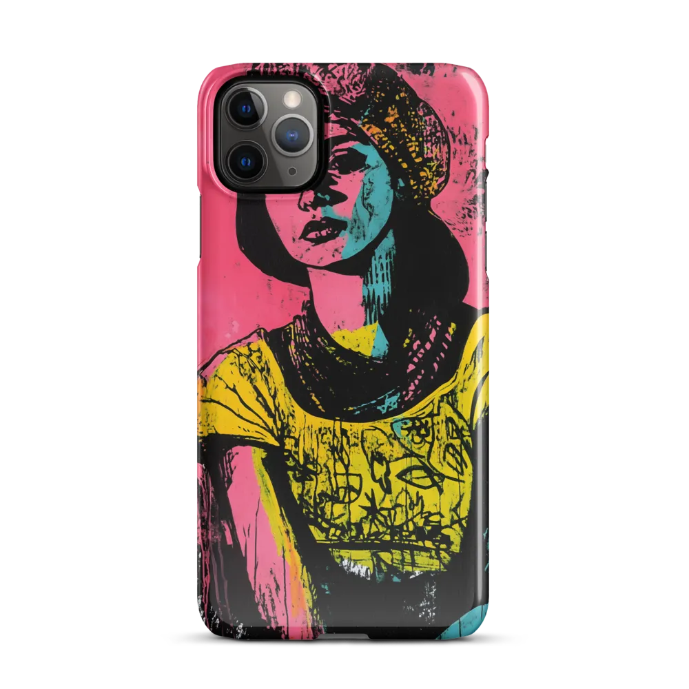 Urban Elegance: A Graffiti Portrait | Phone Case |  11 Pro Max | Snap Case | Glossy