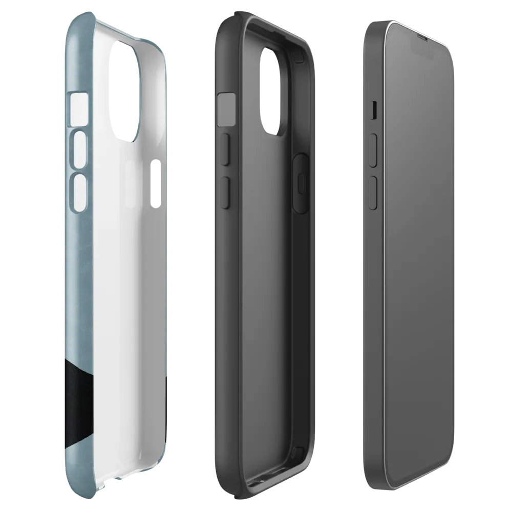 Minimalist Portrait of a Modern Man | Phone Case |  14 Plus | Tough Case | Glossy