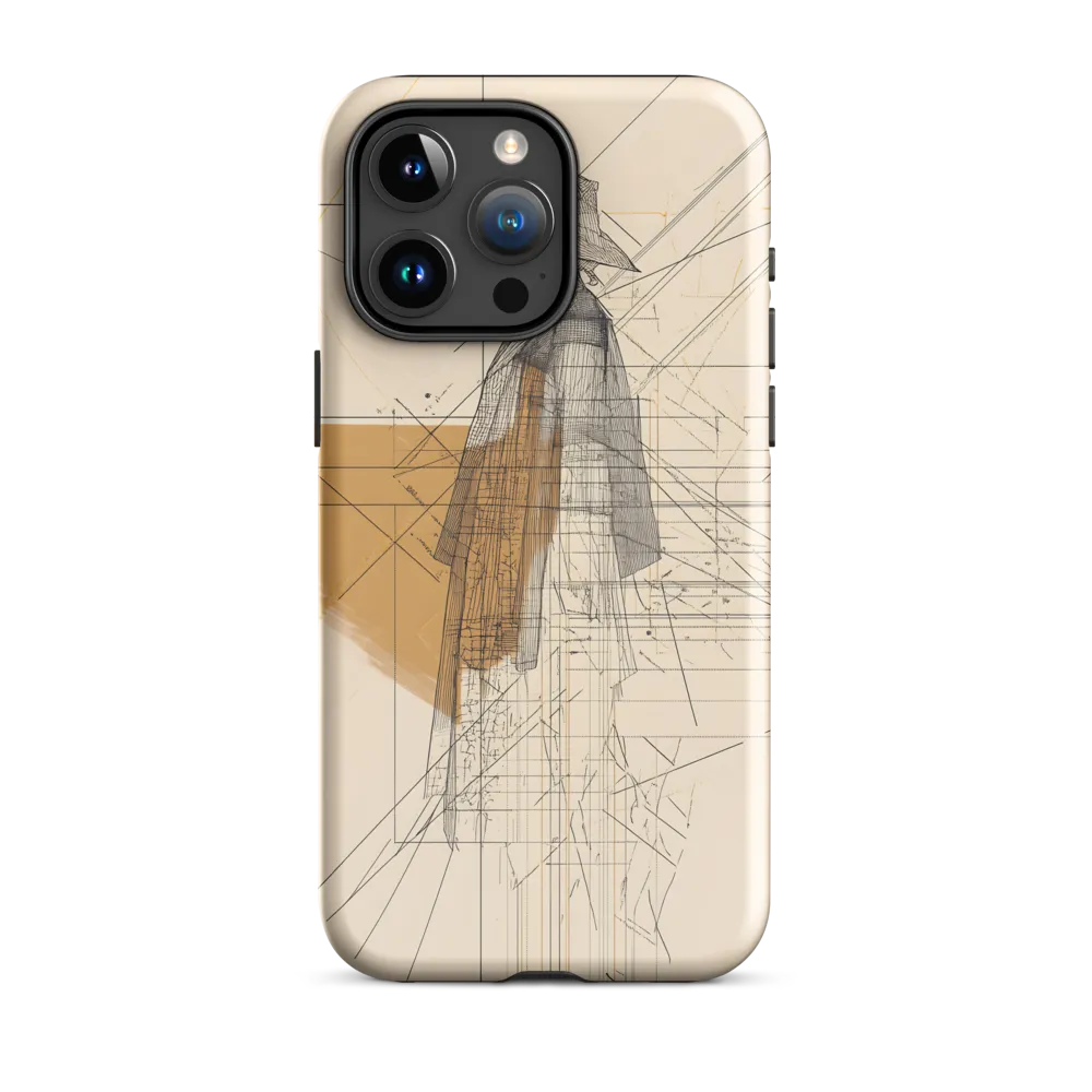 Abstract Profile: A Minimalist Exploration | Phone Case |  15 Pro Max | Tough Case | Glossy