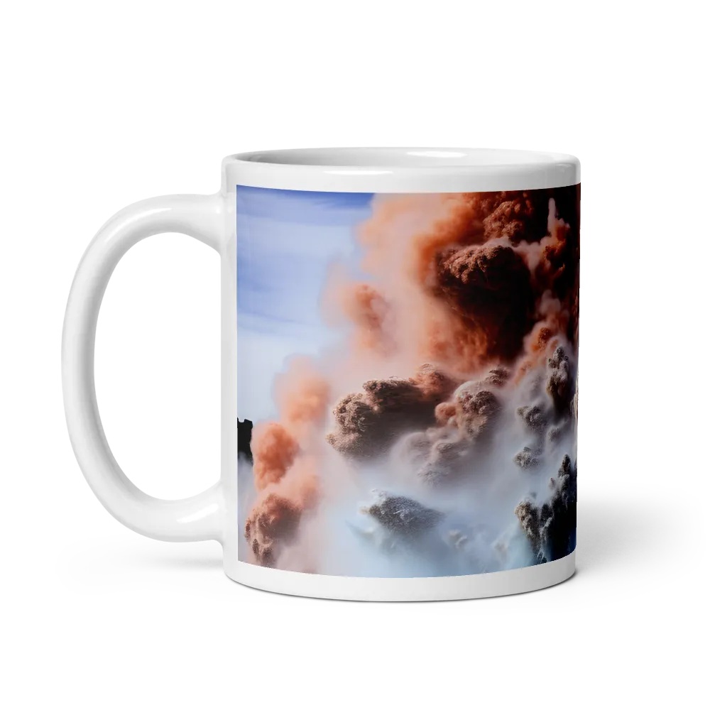 Eruption of Elements | Mug with White inside | 11 oz