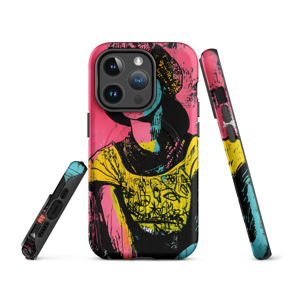 Urban Elegance: A Graffiti Portrait