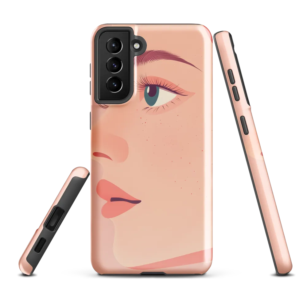 Serenity in Profile | Phone Case |  S21 Plus | Tough Case | Glossy
