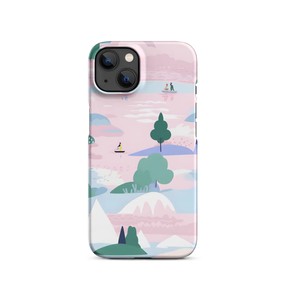 Whimsical Reflections: A Journey Through Landscapes | Phone Case |  13 | Snap Case | Matte