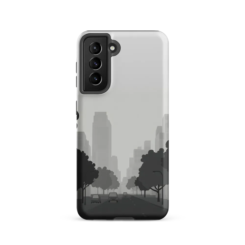 Avenue in Grayscale