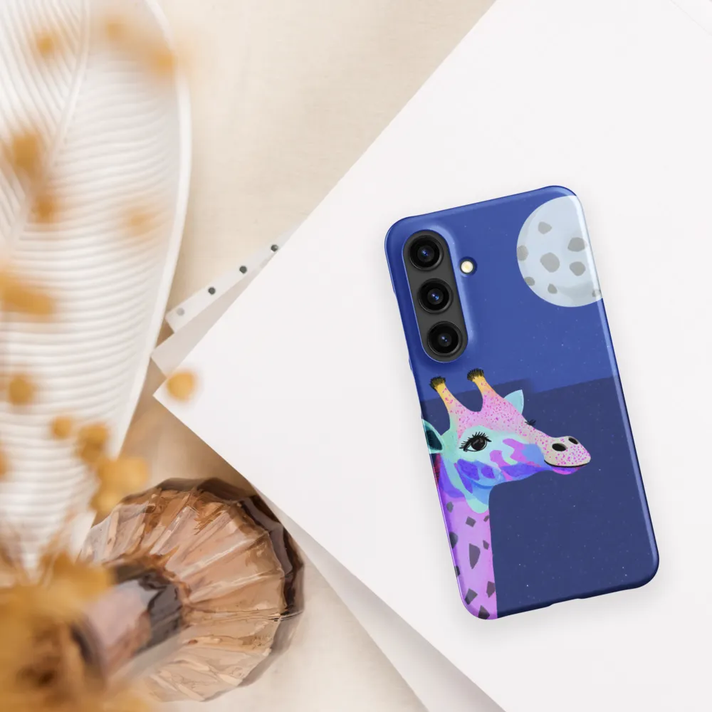 Whimsical Giraffe Under the Stars