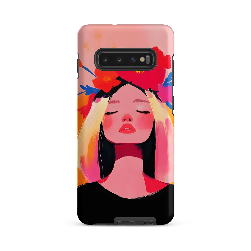 Floral Serenity | Phone Case |  S10 Plus | Tough Case | Matte