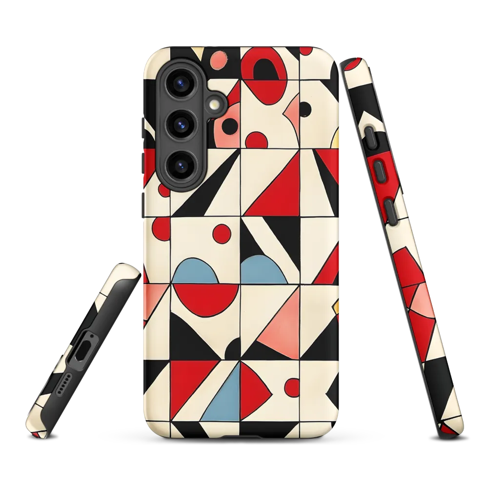 Dynamic Geometric Harmony | Phone Case |  S24 Plus | Tough Case | Matte