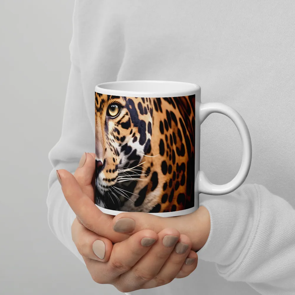 The Intensity of Nature: A Jaguar’s Gaze | Mugs | Multiple Sizes & Colors