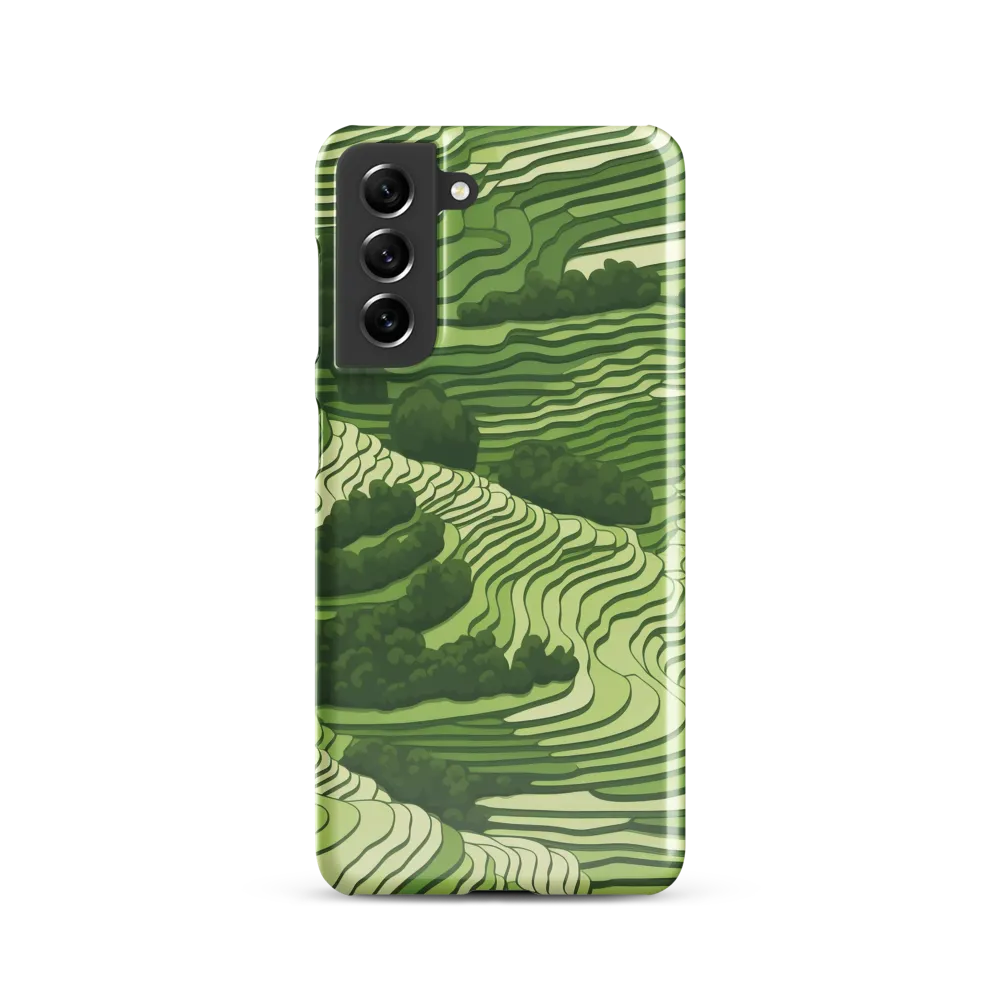Waves of Green: An Abstract Landscape