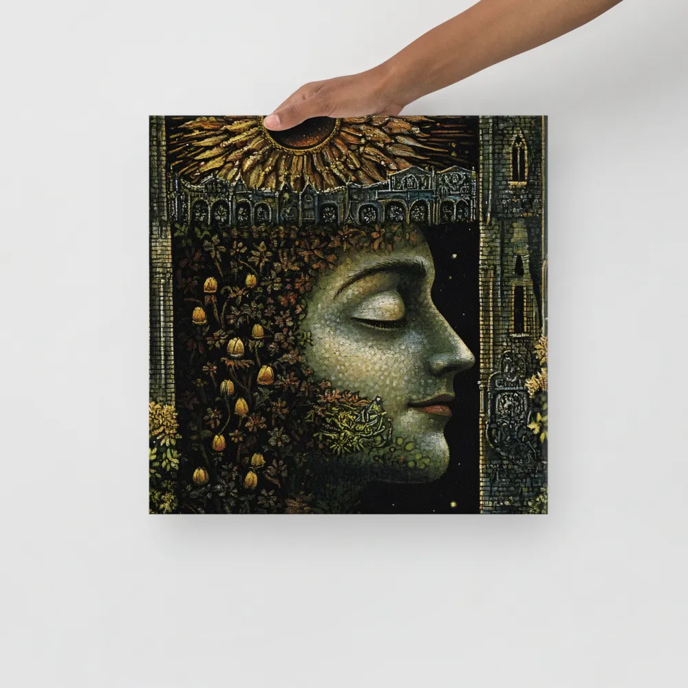 Nature’s Embrace: The Infinite Connection | Canvas | 16″×16″
