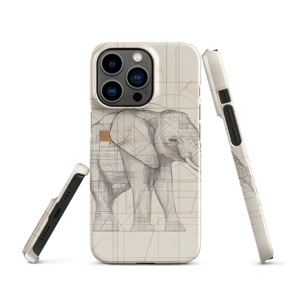Geometric Elegance: The Steel Elephant