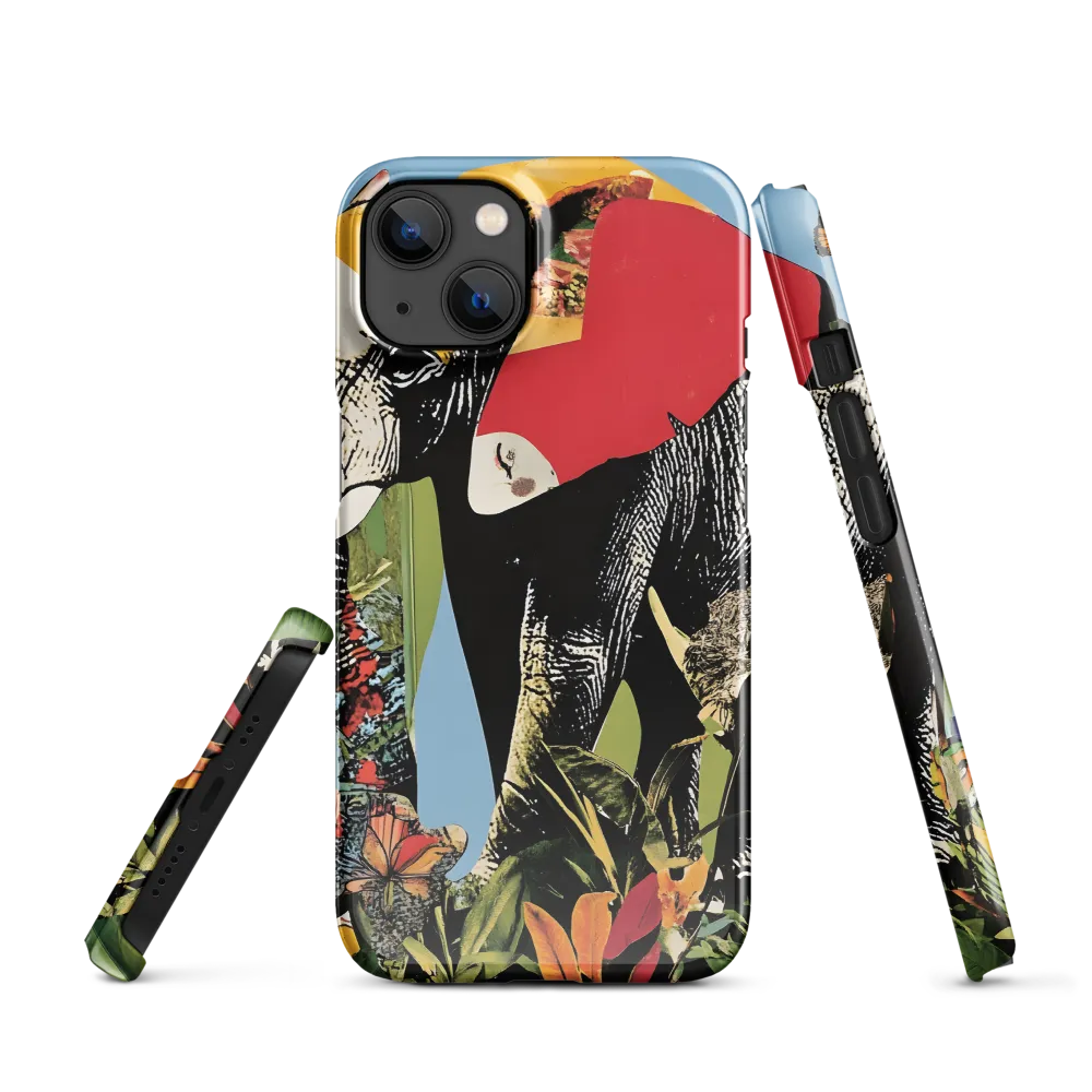 Harmony of Nature: The Elephant's Embrace | Phone Case |  13 | Snap Case | Glossy