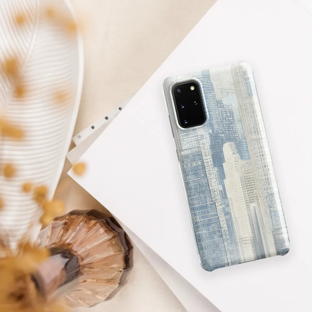 Urban Serenity: A Modern Cityscape | Phone Case |  S20 Plus | Snap Case | Glossy