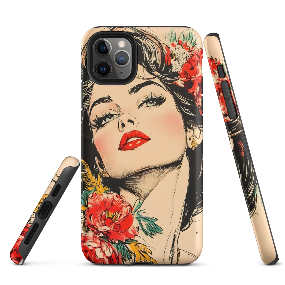 Radiance in Red: A Portrait of Elegance