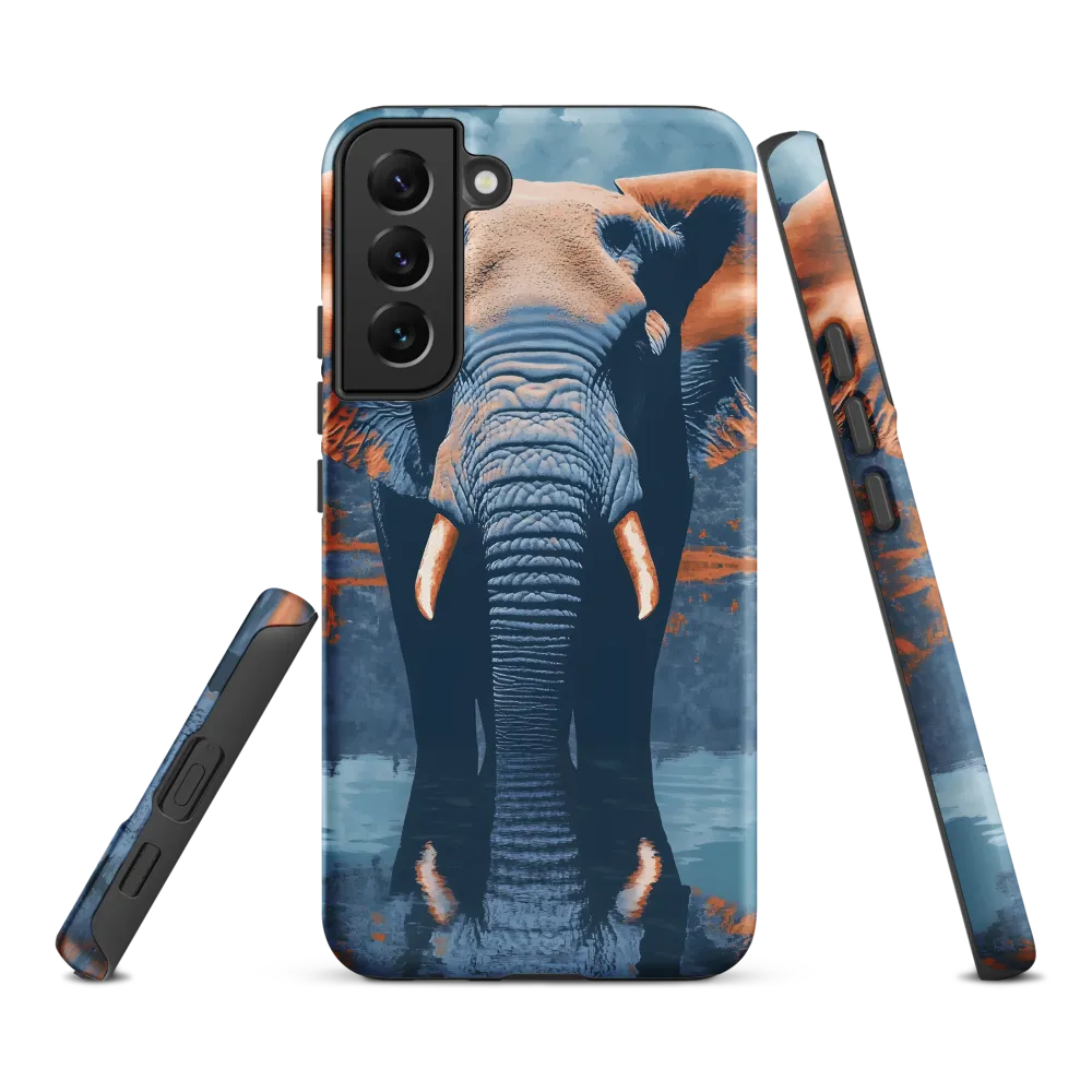 Majestic Reflection: The Elephant's Serenade