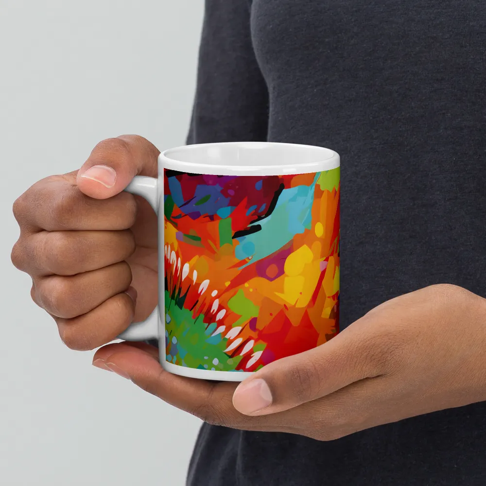 Colorful Lizard: An Abstract Adventure | Mugs | Multiple Sizes & Colors