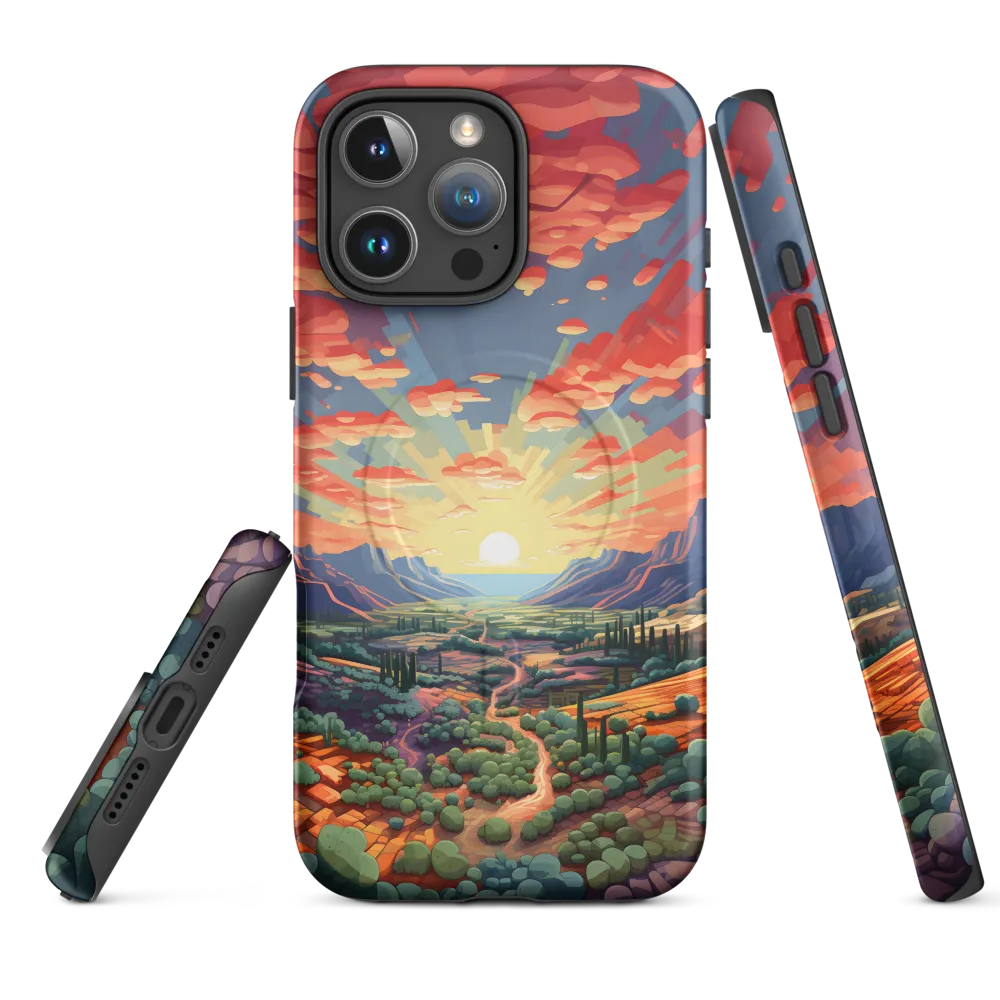 Serenity at Dusk | Phone Case |  16 Pro Max | MagSafe® Tough Case | Matte
