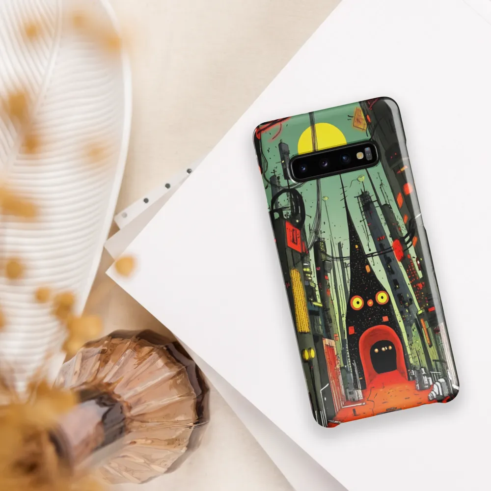 The Enigmatic Cityscape | Phone Case |  S10 Plus | Snap Case | Glossy