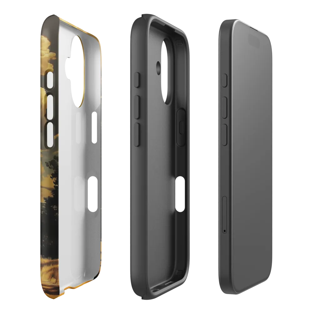 Golden Serenity in the Landscape | Phone Case |  16 | Tough Case | Matte