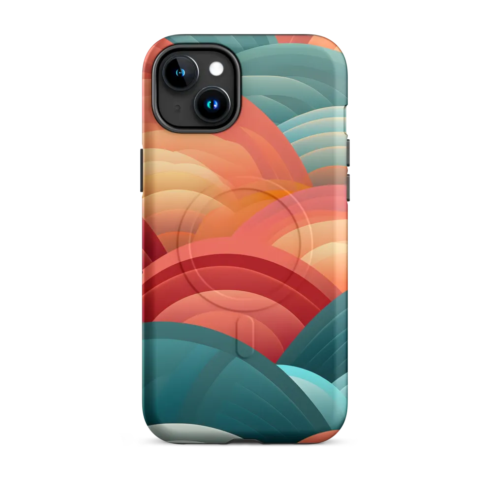 Rhythms of the Waves | Phone Case |  15 Plus | MagSafe® Tough Case | Matte