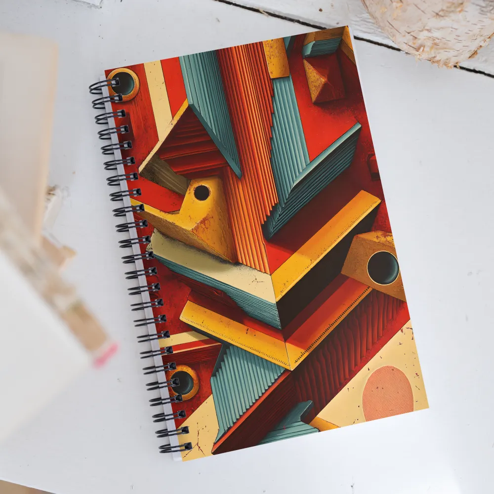 Geometric Harmony | Spiral Notebook