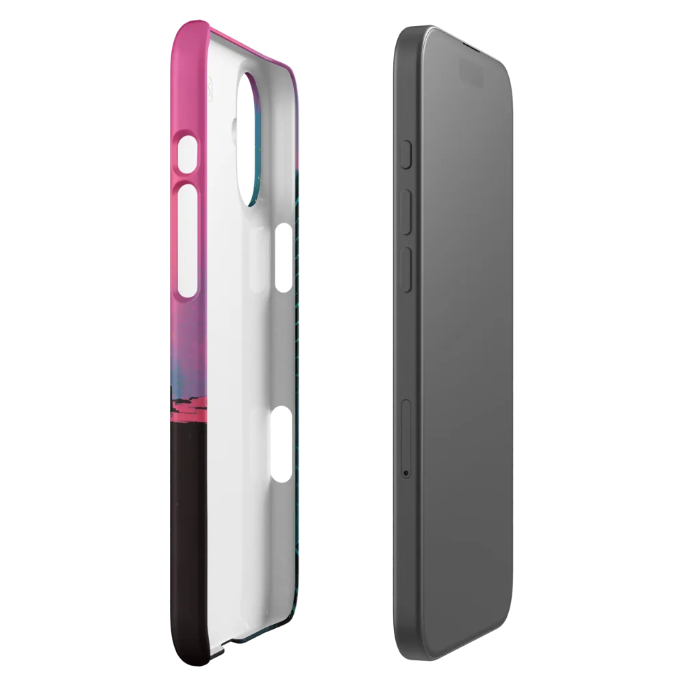 Neon Horizon | Phone Case |  16 Plus | Snap Case | Matte