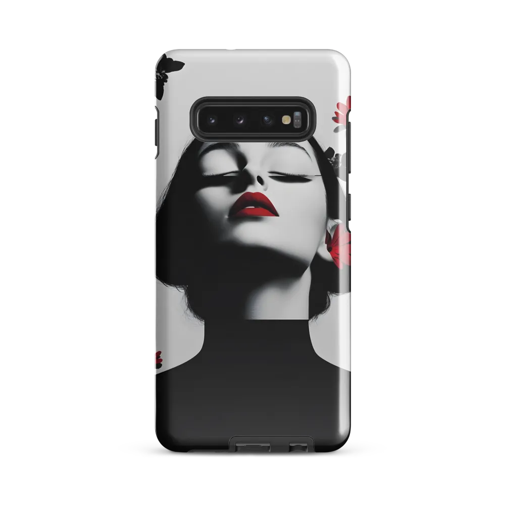 Serenity in Contrast | Phone Case |  S10 Plus | Tough Case | Glossy