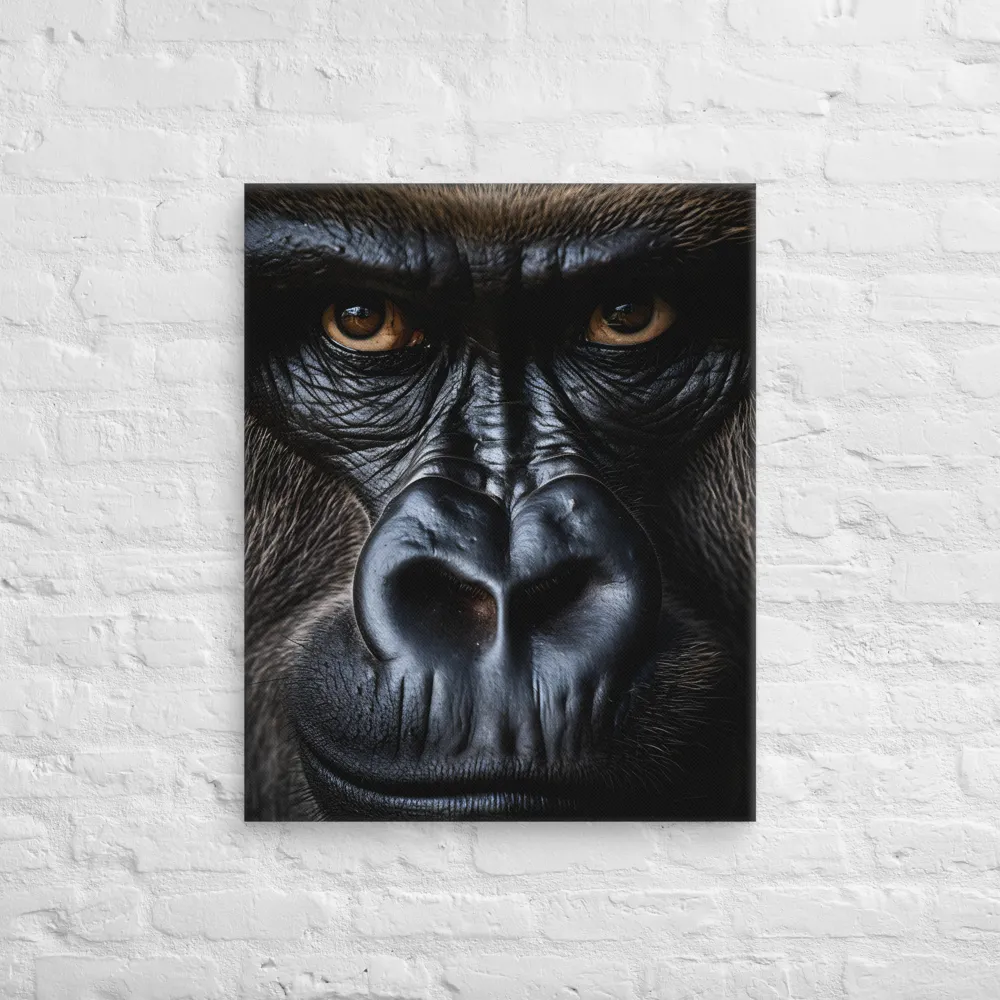 Gaze of the Wild: A Gorilla's Portrait