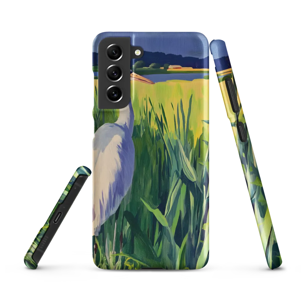 Graceful Presence: The Heron in the Meadow