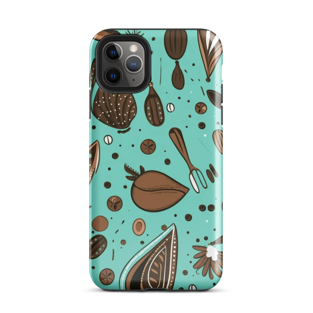 Whimsical Culinary Print | Phone Case |  11 Pro Max | Tough Case | Glossy