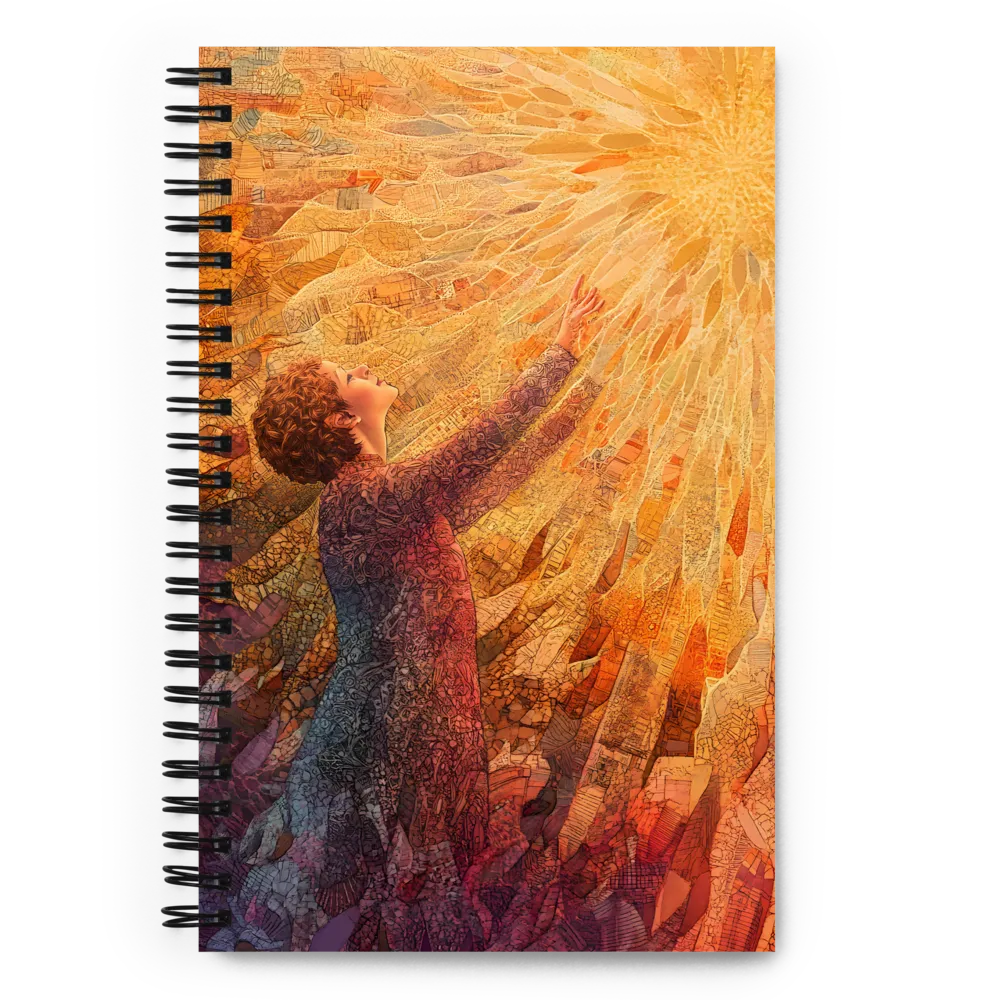 Reaching for the Light | Spiral Notebook