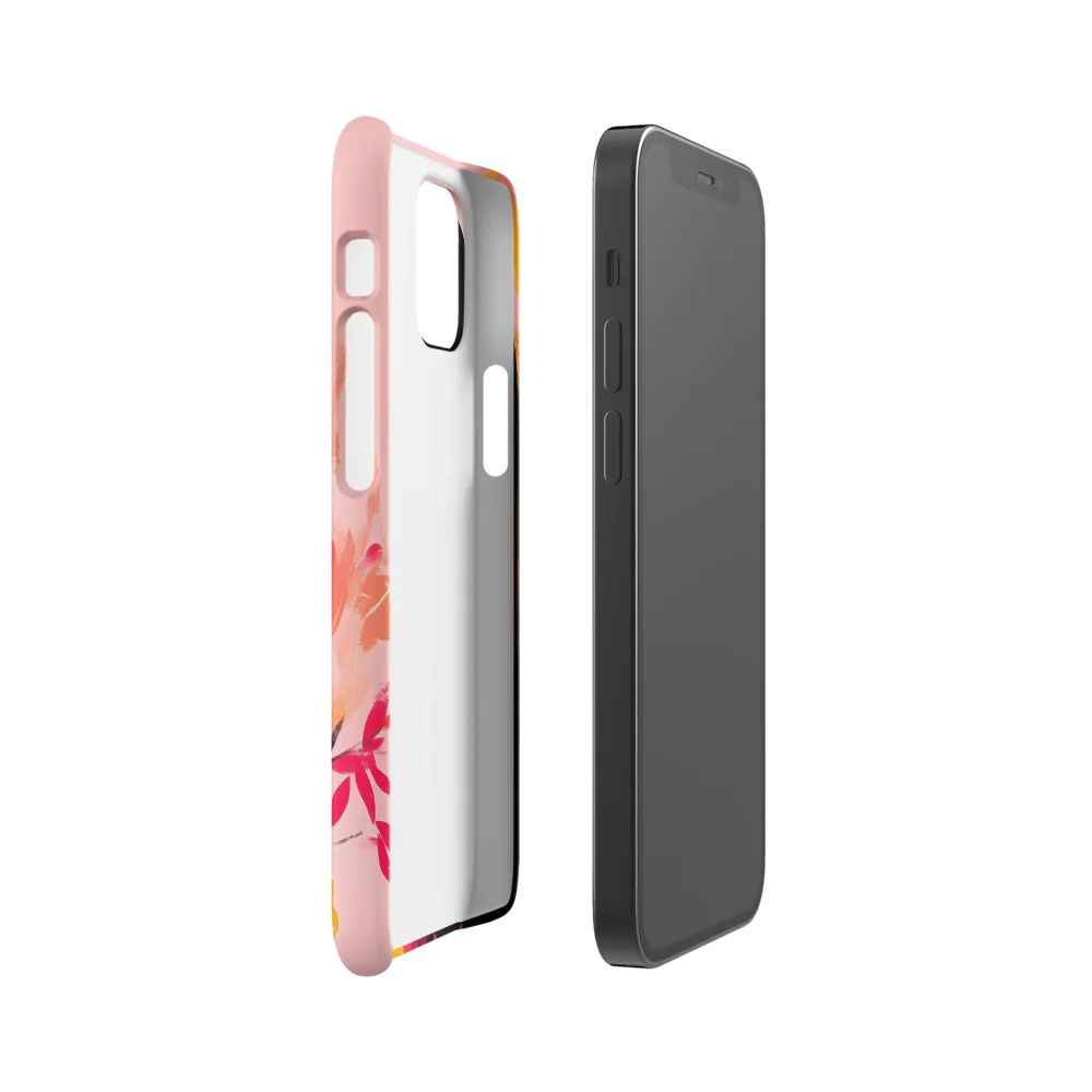 Pink Profile with Blossom Branch