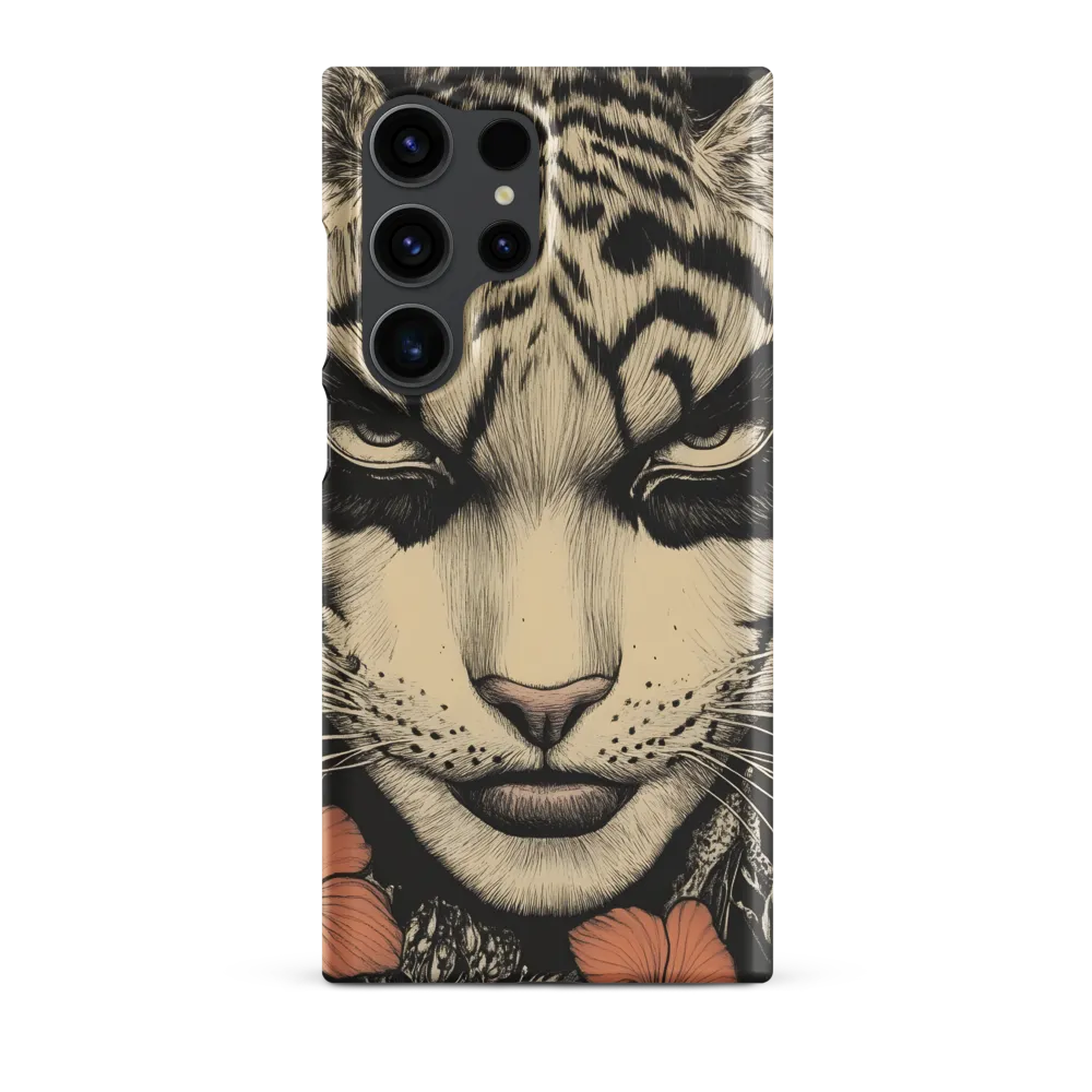 Feline Majesty: The Human-Leopard Connection | Phone Case |  S23 Ultra | Snap Case | Matte
