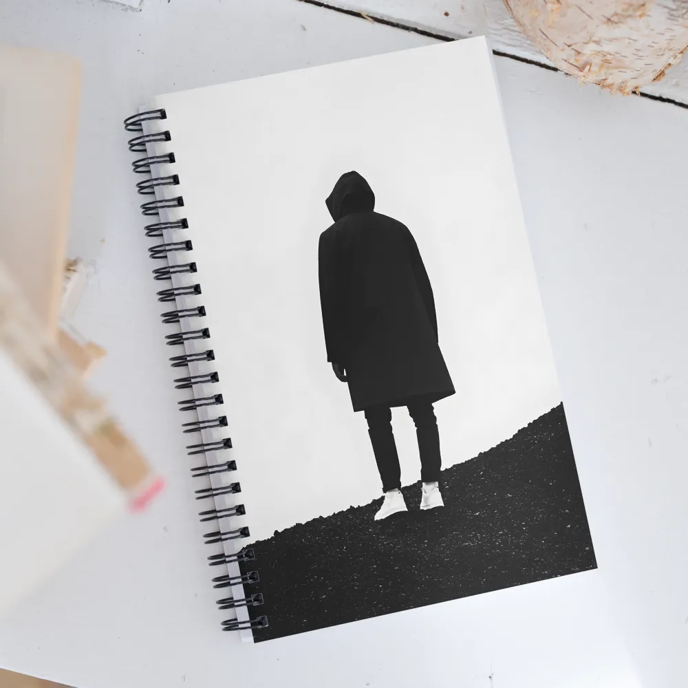 Solitude in Monochrome | Spiral Notebook