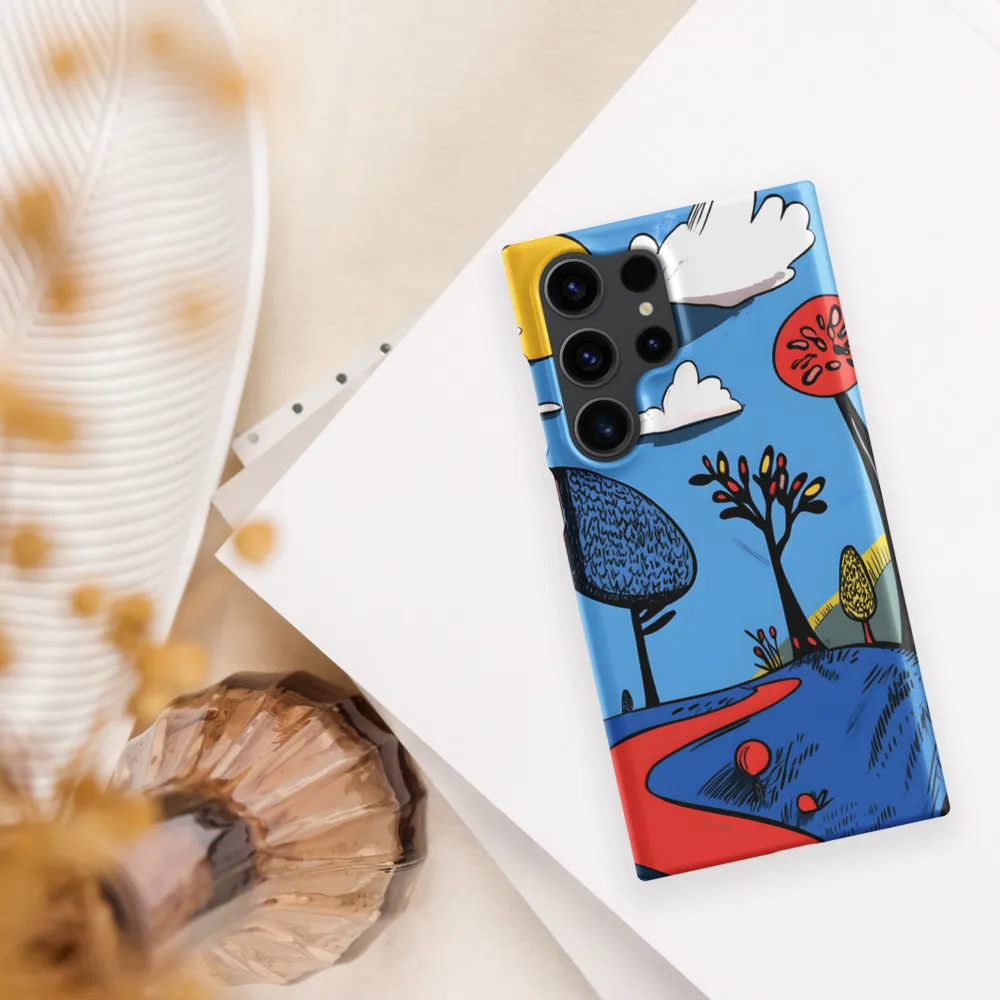 Whimsical Pathways Through a Colorful Landscape