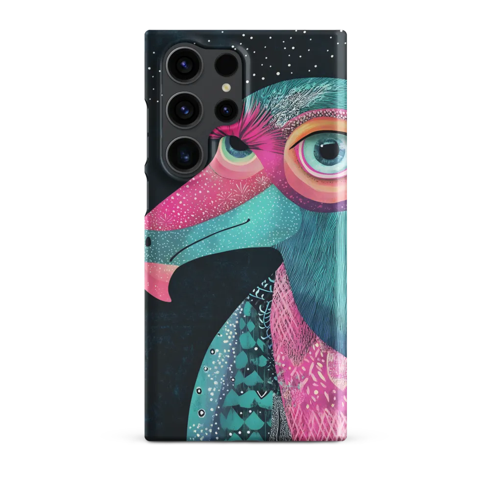 Whimsical Vulture: A Dance of Colors