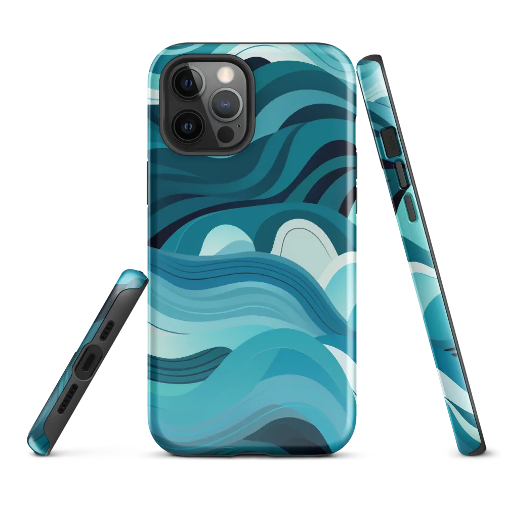 Ebb and Flow | Phone Case |  12 Pro Max | Tough Case | Glossy