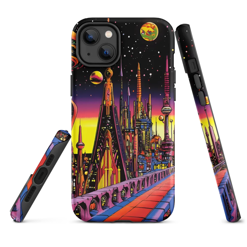 Futuristic Cosmos: A Journey Through Neon Cities