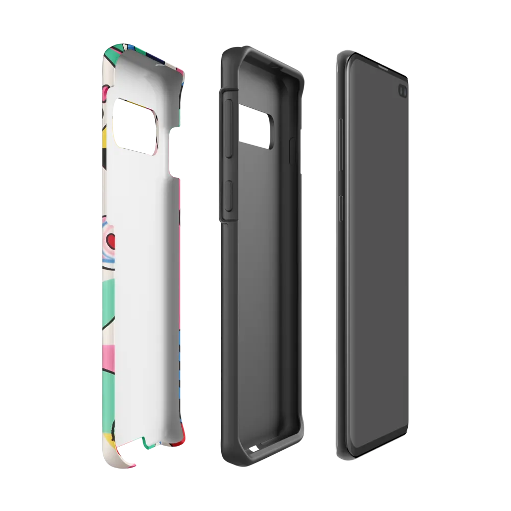 Dynamic Interplay of Shapes | Phone Case |  S10 | Tough Case | Matte