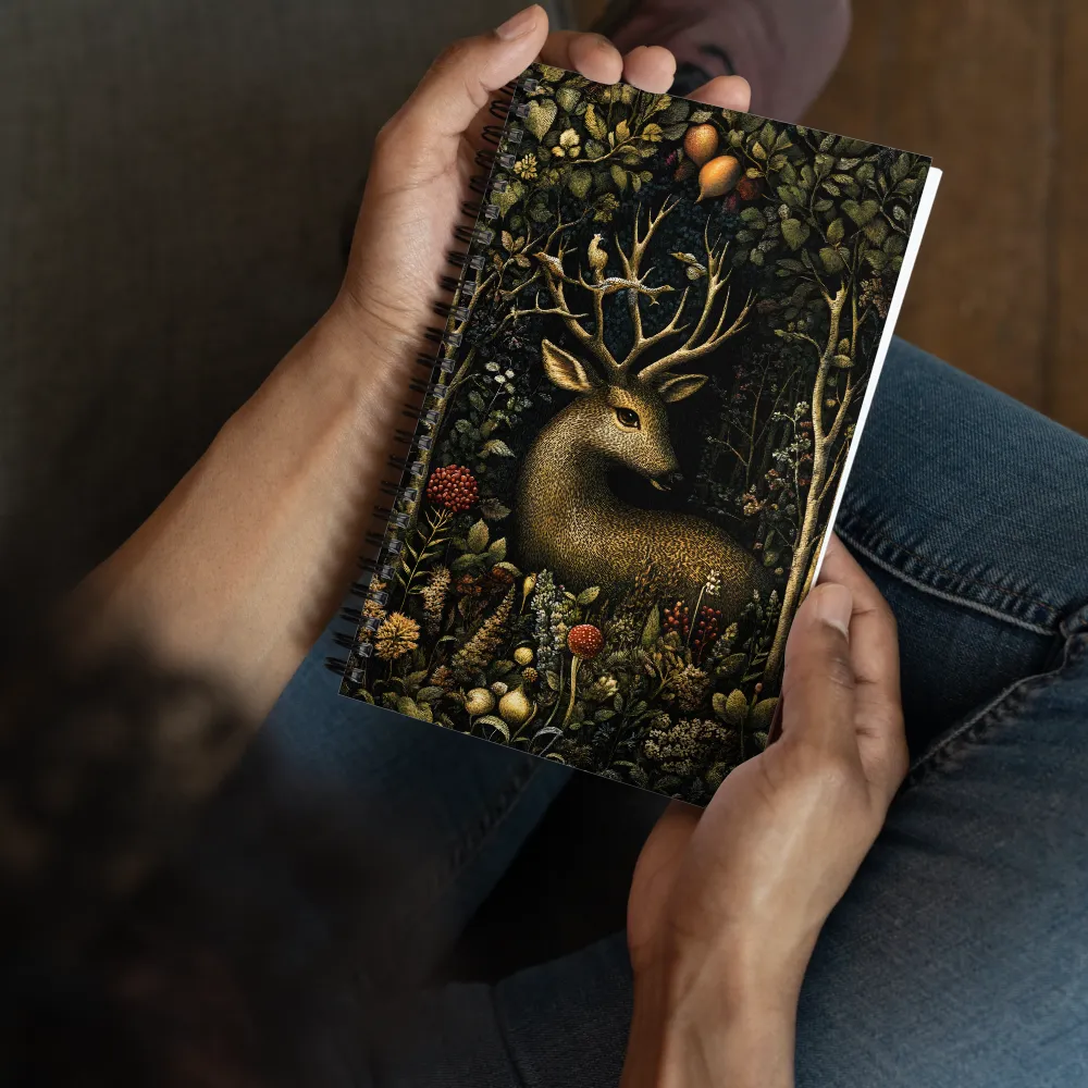 Enchanted Forest Guardian | Spiral Notebook