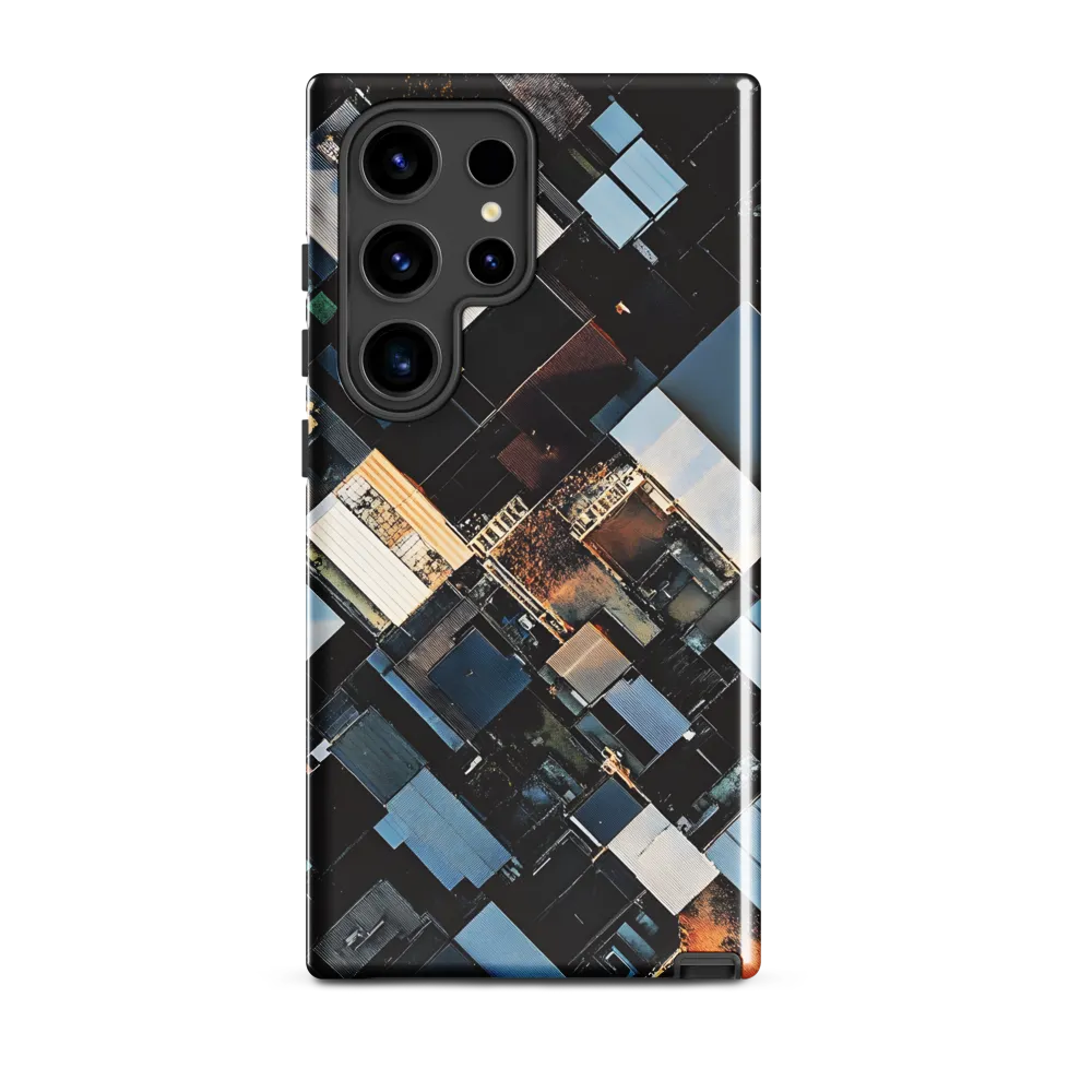 Urban Mosaic from Above | Phone Case |  S24 Ultra | Tough Case | Glossy
