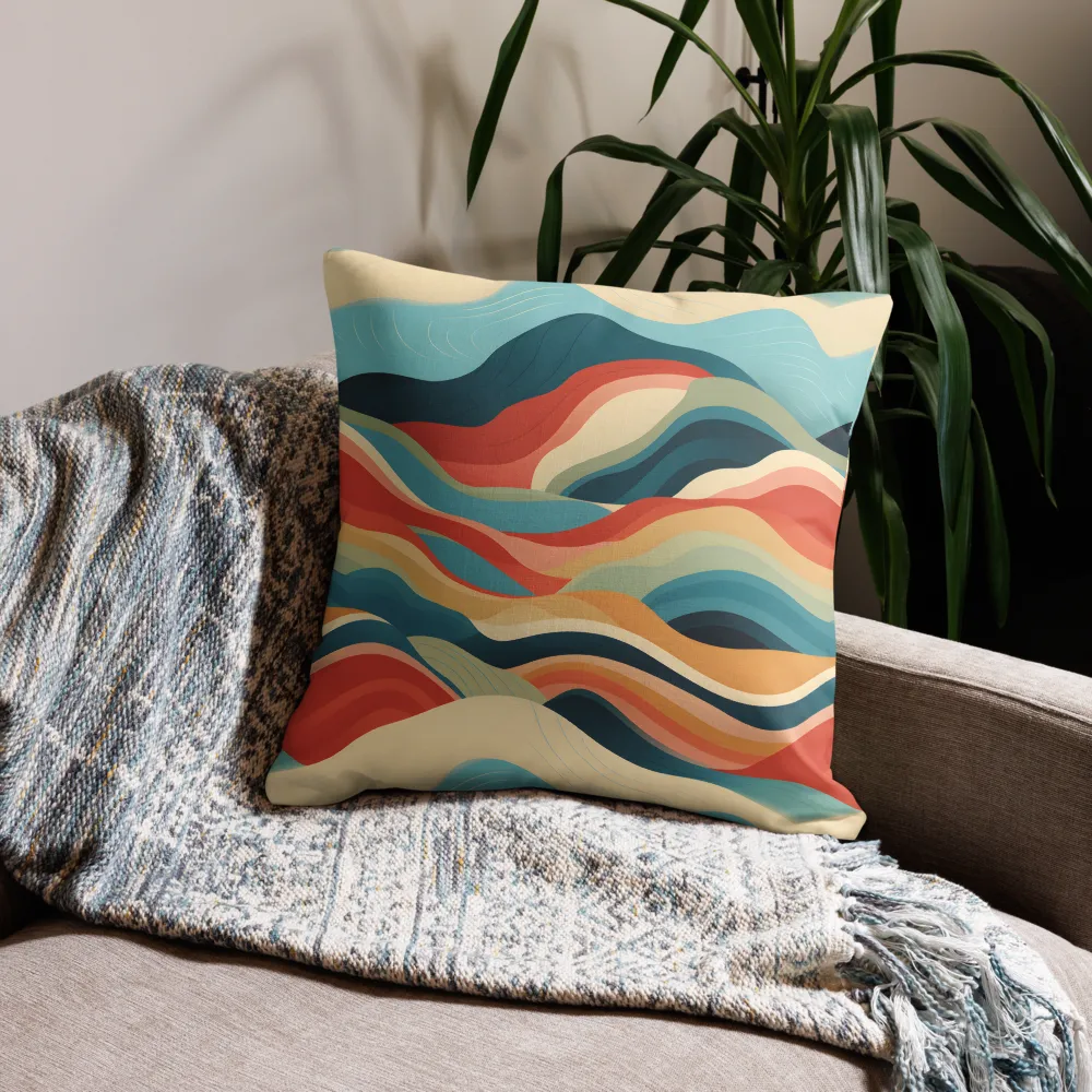 Waves of Tranquility | Pillow | 22″×22″