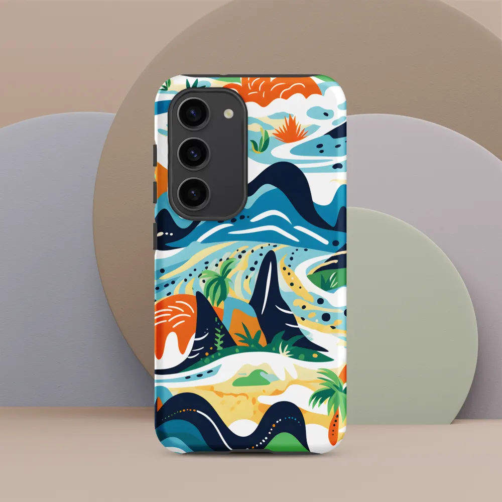 Abstract Tropical Landscape