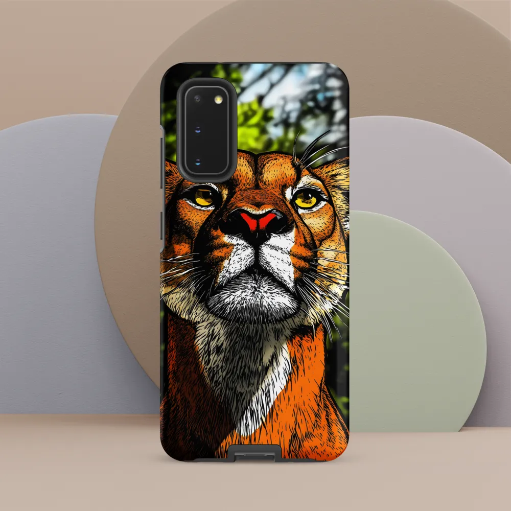 Regal Gaze: The Lioness in Focus