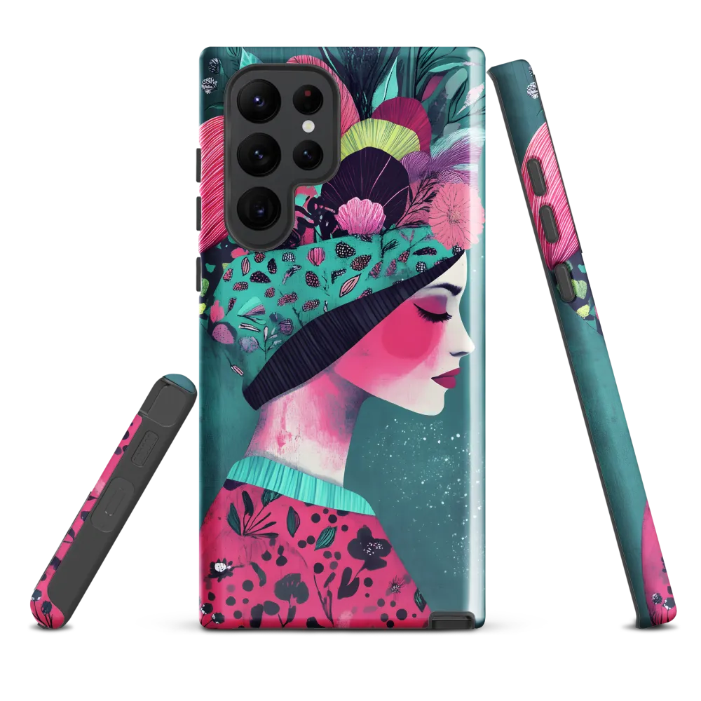 Whimsical Floral Portrait