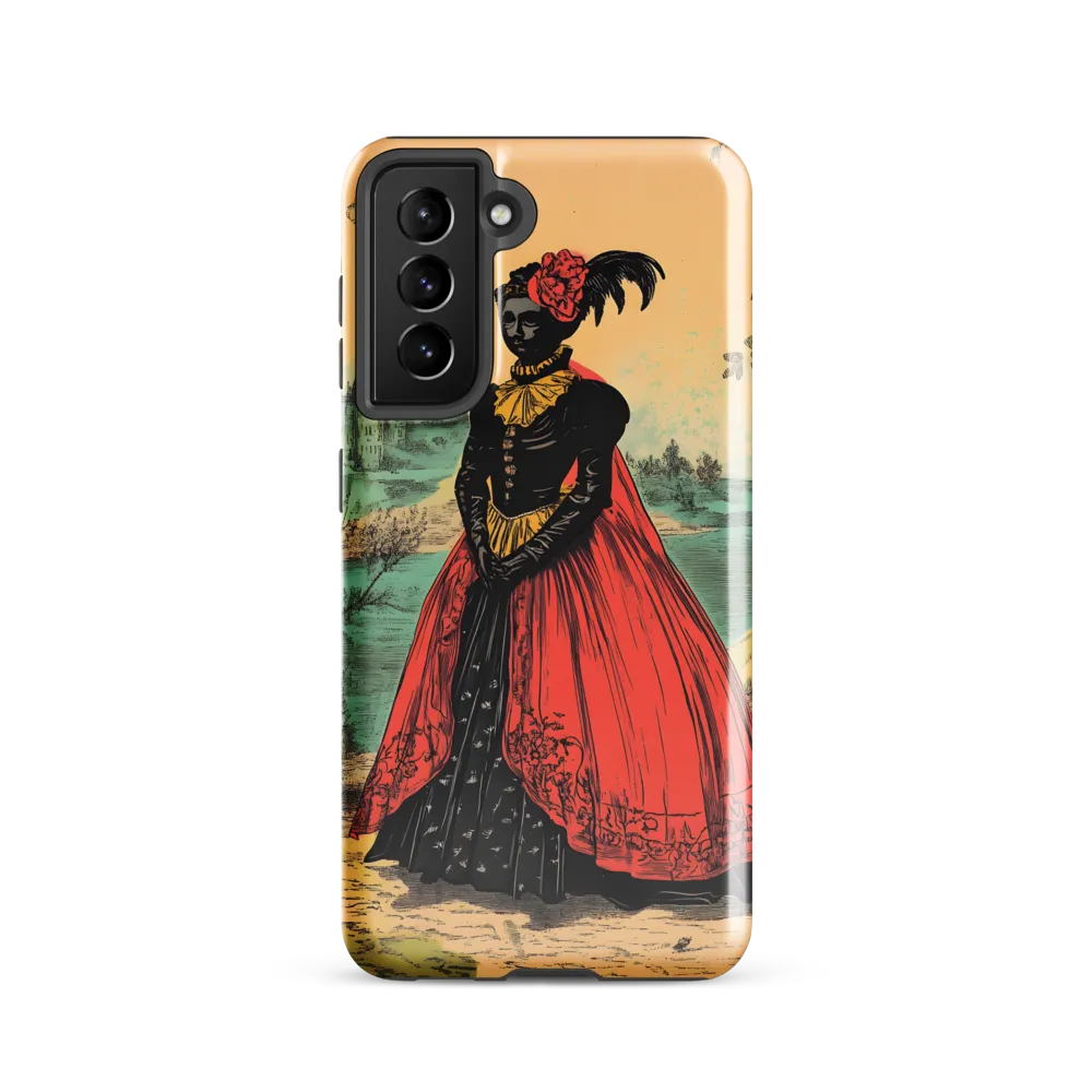 Elegance in Red and Gold