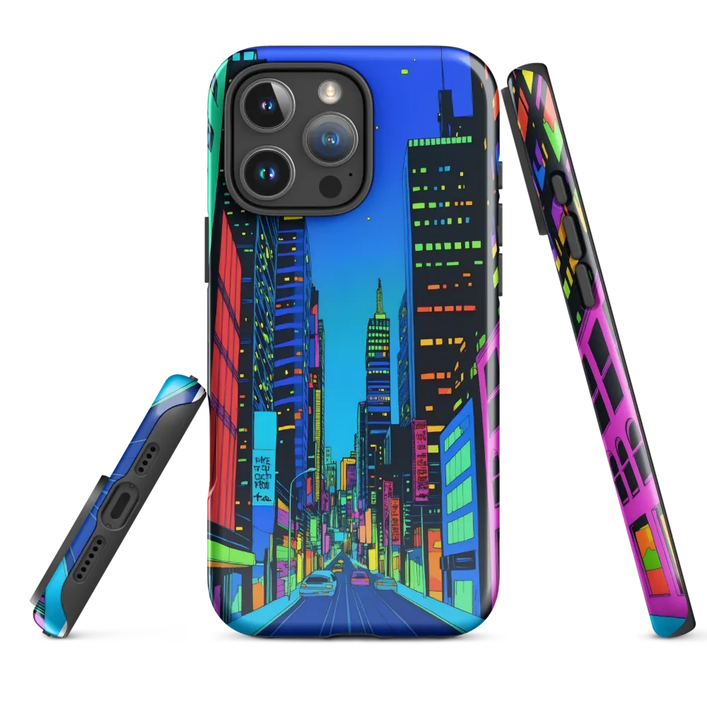 Neon Dreamscape: A Futuristic City at Dusk
